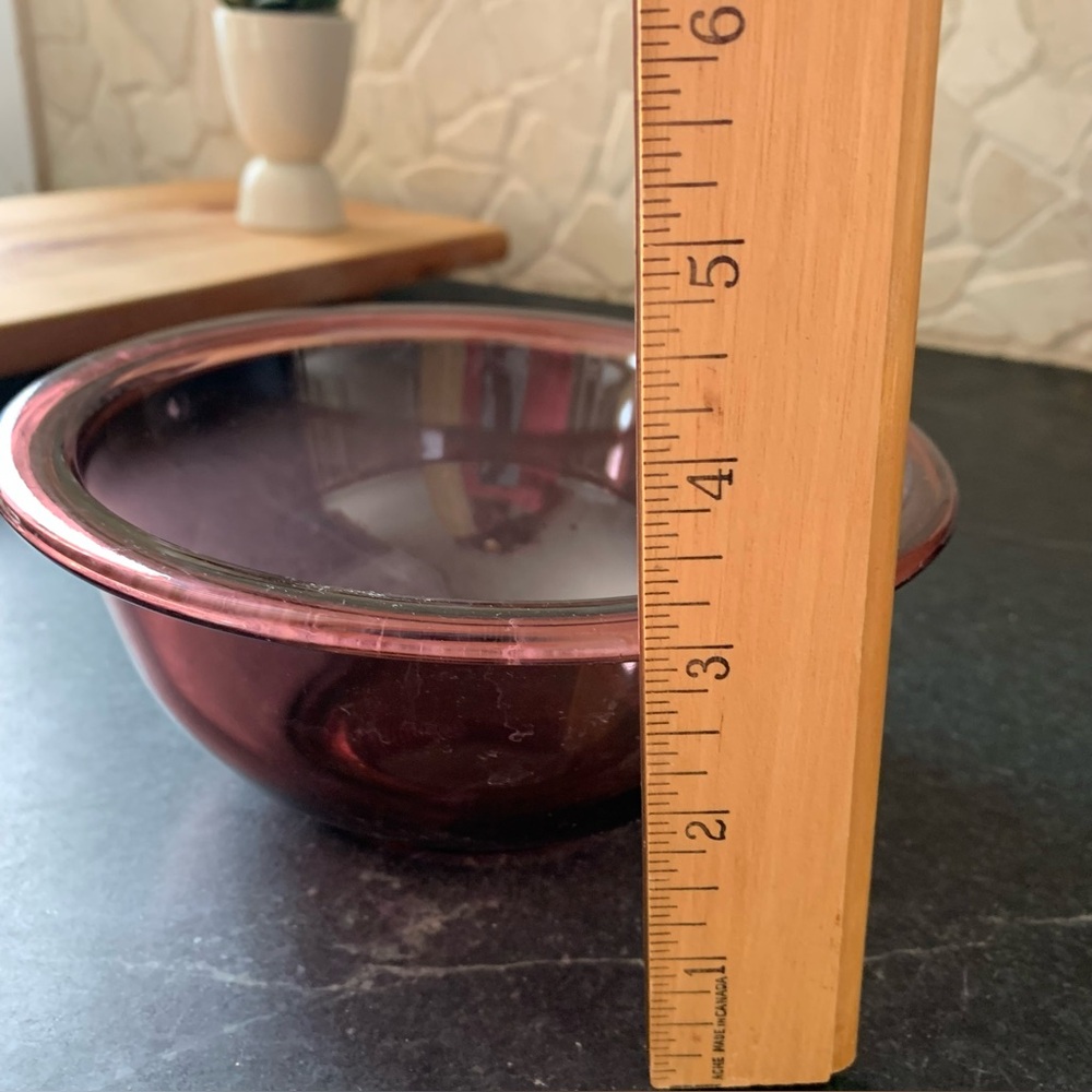 PYREX | Cranberry Glass Mixing Bowl | 322 1 litre - Picture 8 of 9